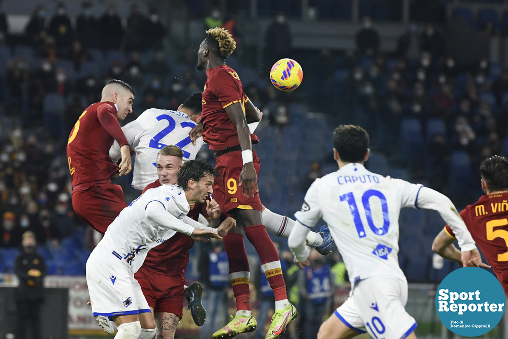A.S. Roma vs U.C. Sampdoria 19th day of the Serie A Championship