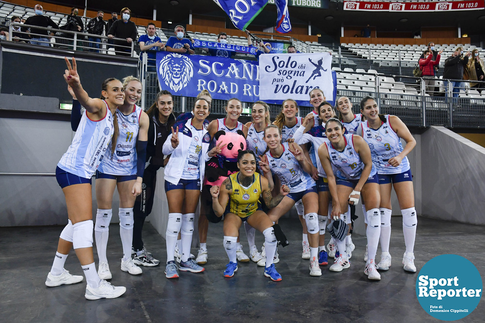 Acqua & Sapone Volley Roma vs Savino Del Bene Scandicci 10th day of Women's Volleyball Championship Series A1
