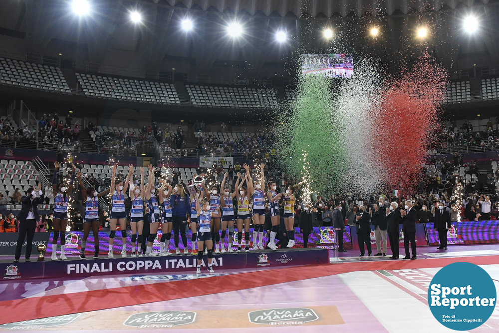 Imoco Volley Conegliano vs Igor Gorgonzola Novara Finale Coppa Italia.