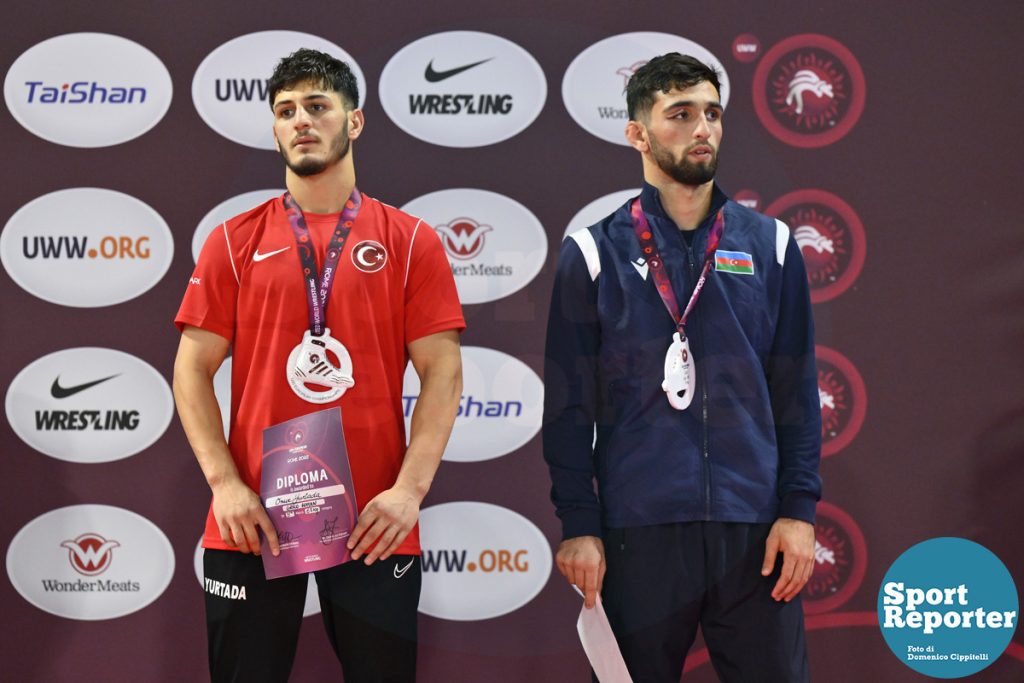 Award Ceremony of Greco-Roman 67kg U20 European Championships - Final