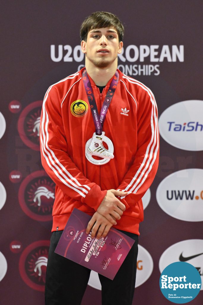 Award Ceremony of Greco-Roman 82kg U20 European Championships - Final