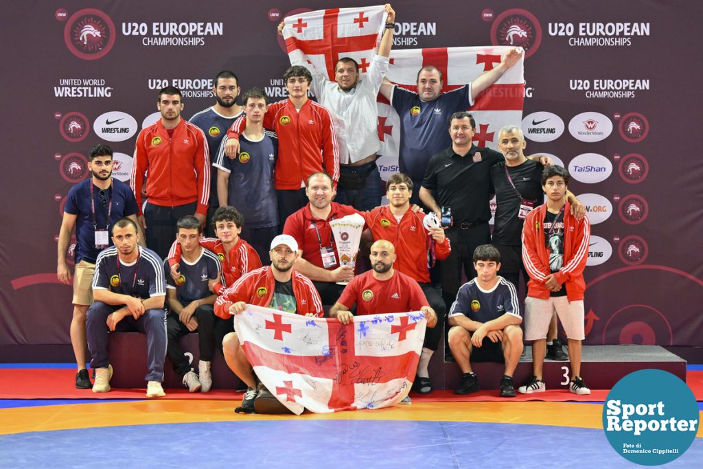 Award Ceremony of Greco-Roman Teams U20 European Championships - Final