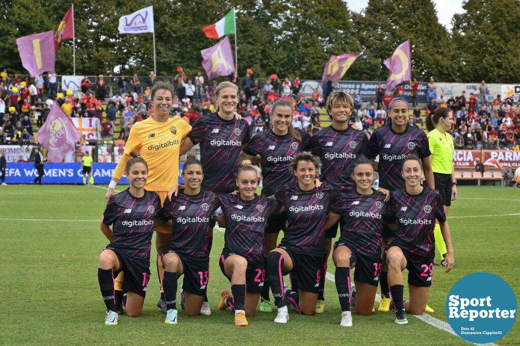 A.S. Roma vs Sparta Praha second qualifying round return match of UEFA Women's Champions League