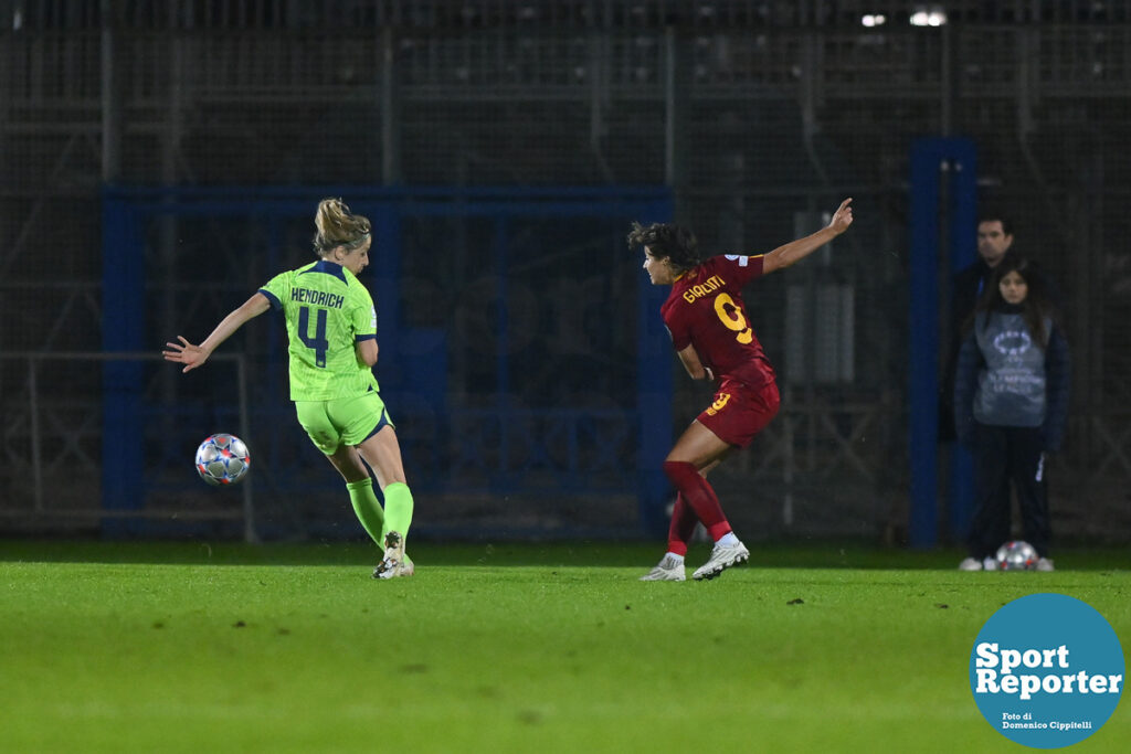 A.S. Roma vs VfL Wolfsburg 3th day of the Group B match of UEFA Women's Champions League