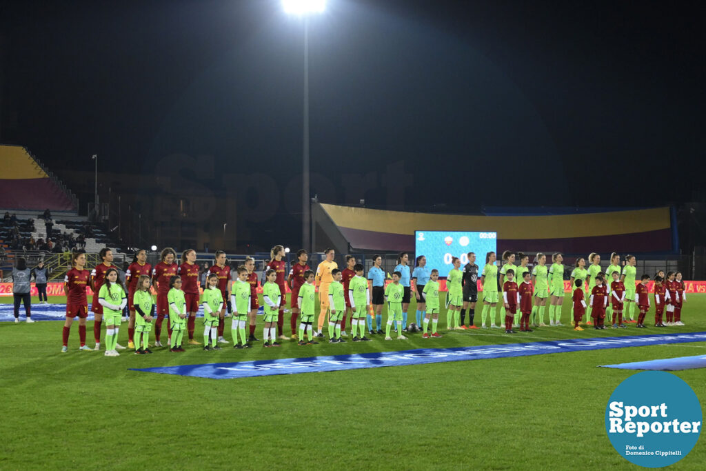 A.S. Roma vs VfL Wolfsburg 3th day of the Group B match of UEFA Women's Champions League
