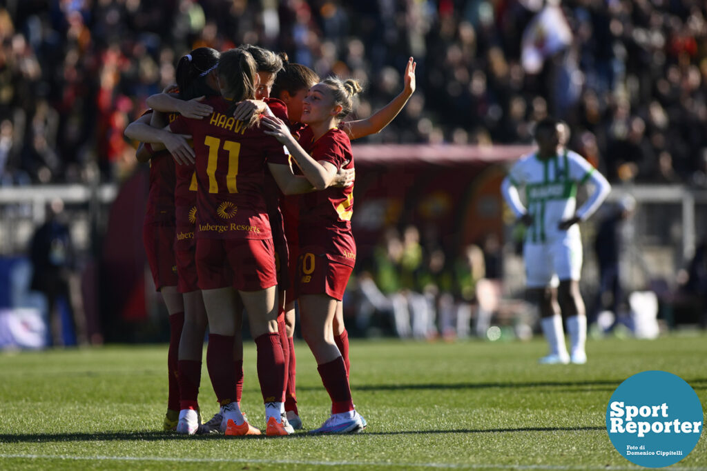 A.S. Roma Women vs U.S. Sassuolo Calcio Femminile 15th day of Serie A Championship