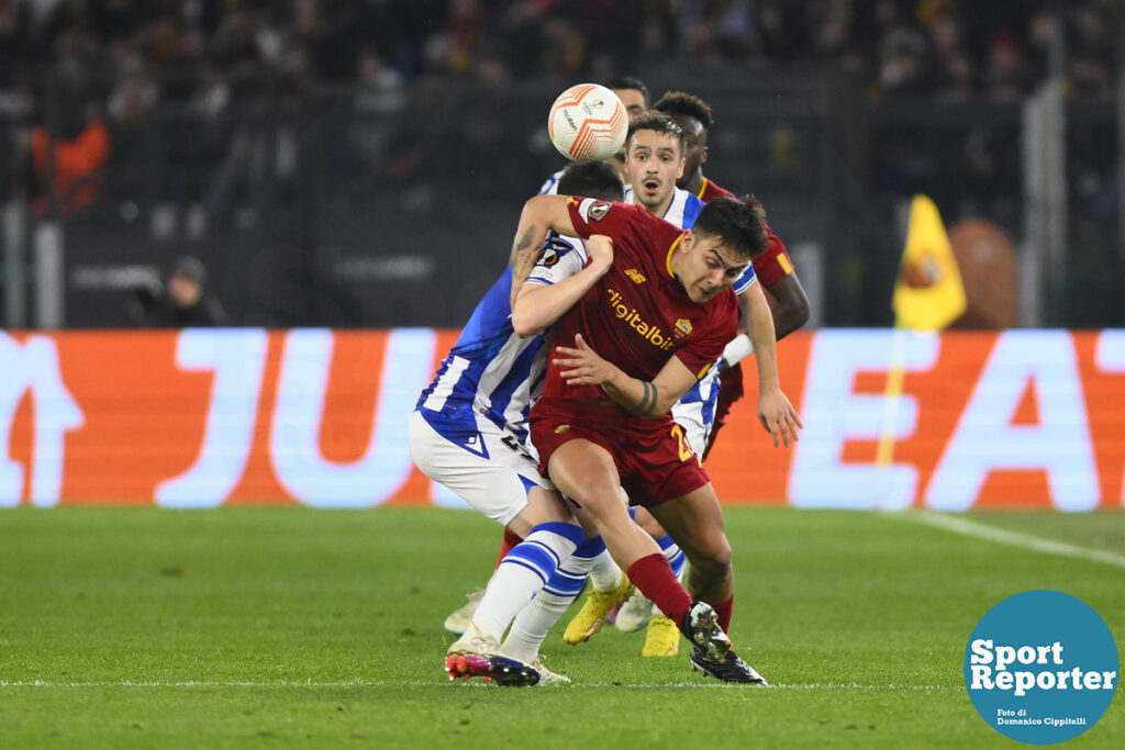 A.S. Roma vs Real Sociedad de Fútbol UEFA Europa League first leg of the round of 16