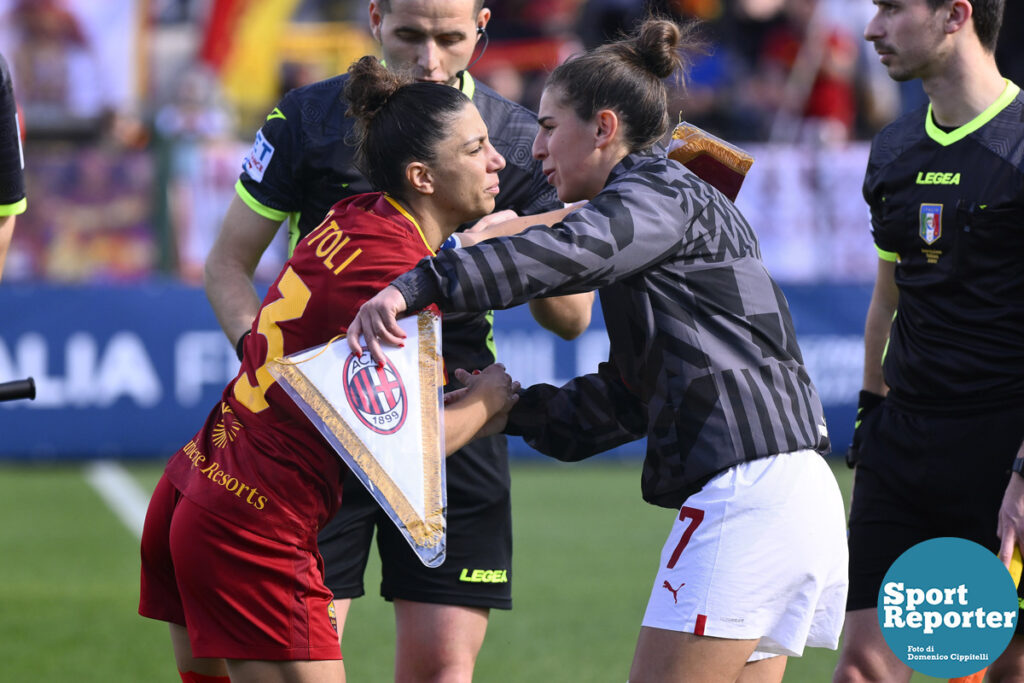 A.S. Roma Women vs A.C. Milan semi-final of the Coppa Italia FS Italiane