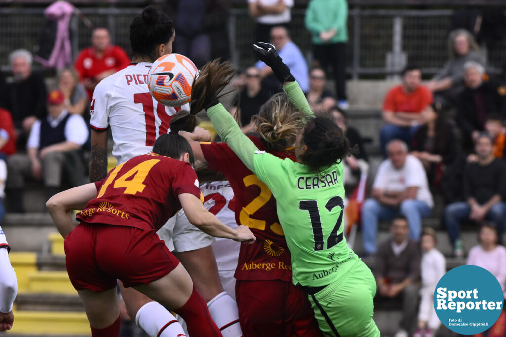 A.S. Roma Women vs A.C. Milan semi-final of the Coppa Italia FS Italiane