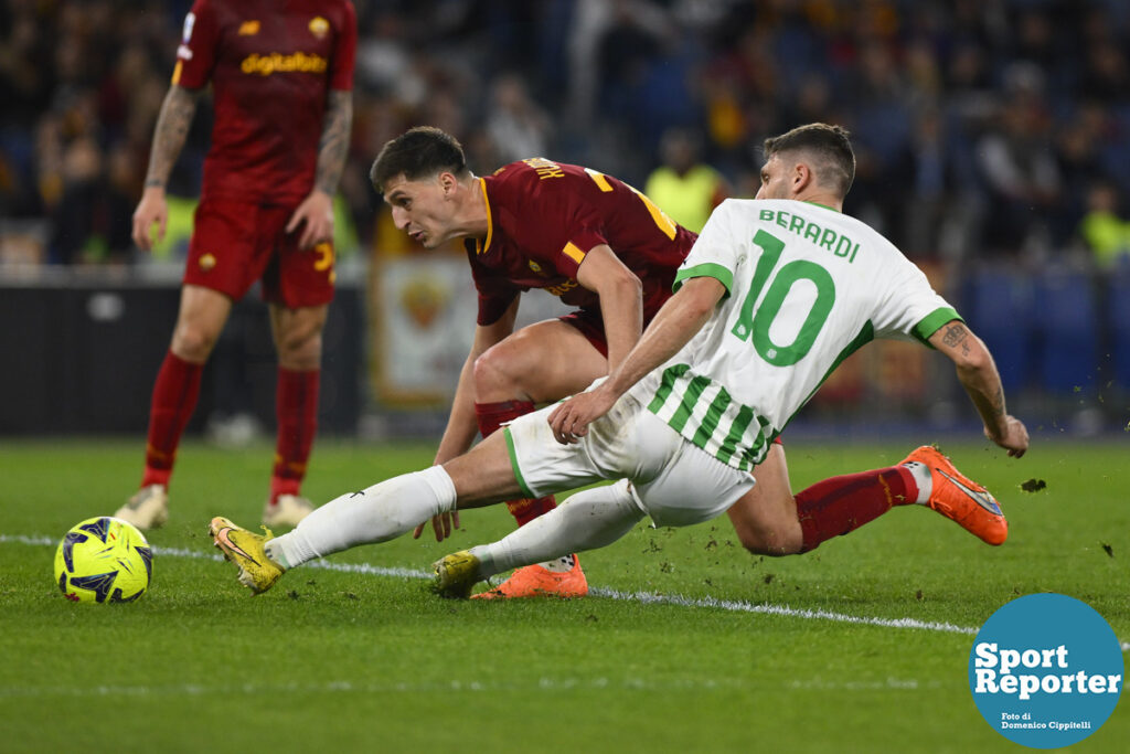 A.S. Roma vs U.S. Sassuolo 26th day of the Serie A Championship