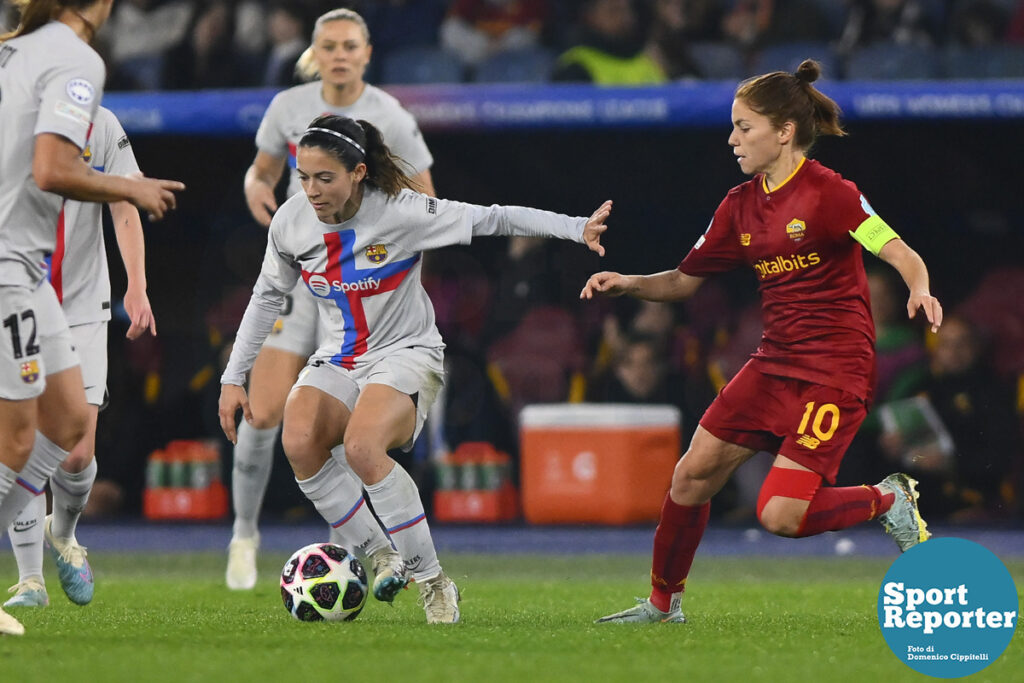 A.S. Roma vs FC Barcelona UEFA Women's Champions League