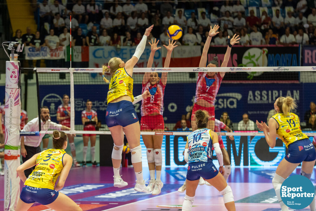 Spike of Plummer Kathryn Rose (Imoco Conegliano) Finale2 Playoff